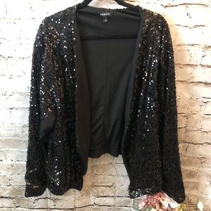 Torrid Plus Size Sequin Blazer jacket size 4